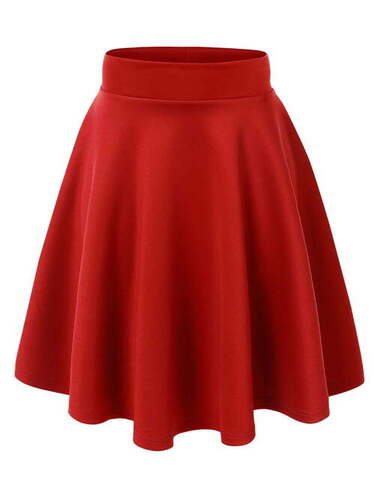 Fancy Skirt - Color: Red