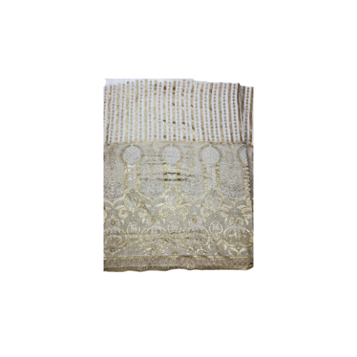 Lucknawi Embroidered Georgette Fabric