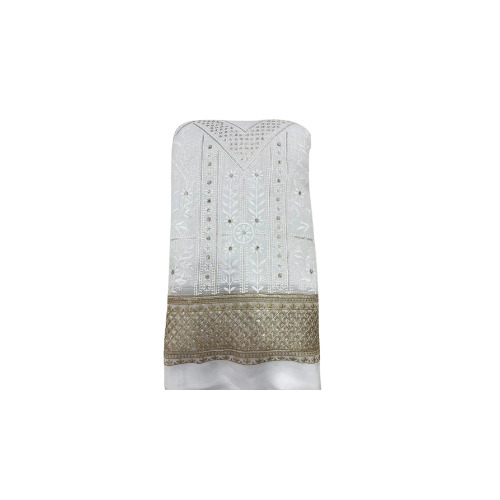 Lucknawi Sequence Embroidery Georgette Fabric