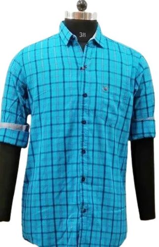Men's Premium Quality Cotton Plaid Check Shirt - Size L, M, S, XL, XS, XXL | Comfortable Fit, Versatile Wear, Breathable Fabric, Button-Down Collar, Soft Material, Easy Care