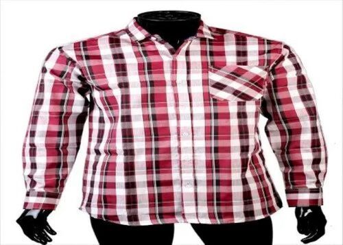 Mens Cotton Checkered Shirts