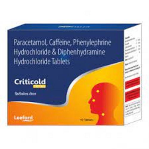 Paracetamol, Caffeine, Phenylephrine Hydrochloride & Diphenhydramine Hydrochloride Tablets