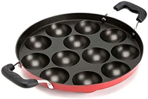 Appam Patra - Metal, Compact Design | Induction Bottom, Durable with 1 Year Warranty