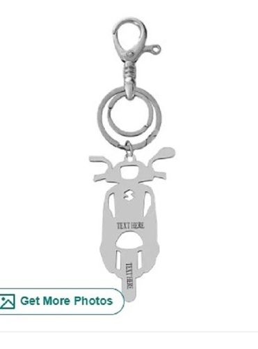 Bike Scooter Number Keychain