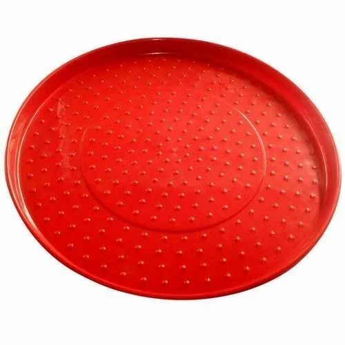Chick Feeding Tray - Premium Round Plastic Feeder, Yellow Color, Long Functional Life, Customize Size