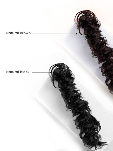 Open Hair Scrunchies - Color: Black