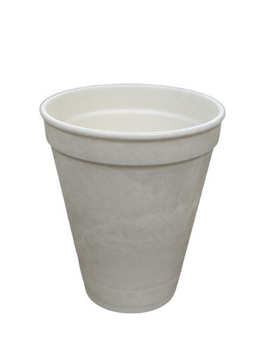 Bio-One 350Ml Corn Starch Glass - Color: Off-White