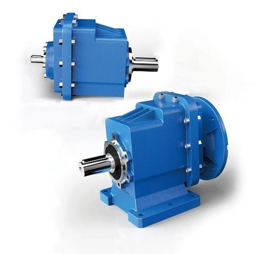 Helical Geared Motor - Color: Blue