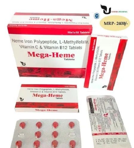 Heme Iron Polypeptide L-methylfolate Vitamin C Vitamin B12 Tablets