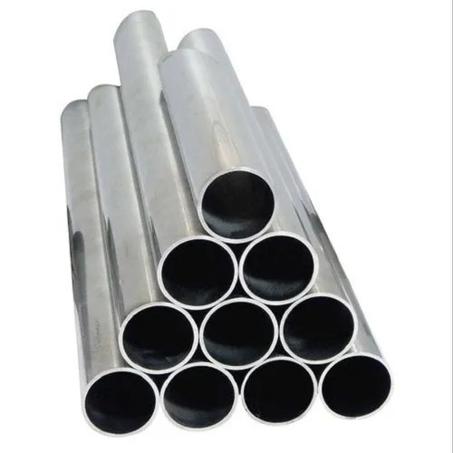 Stainless Steel Round Pipe - High Strength, Durable, Rust Free, Seamless Design | Silver Color, Ideal for Various Applications