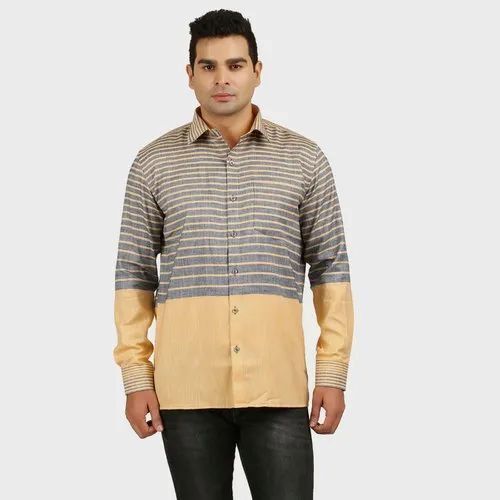 Mens Striped Casual Shirt