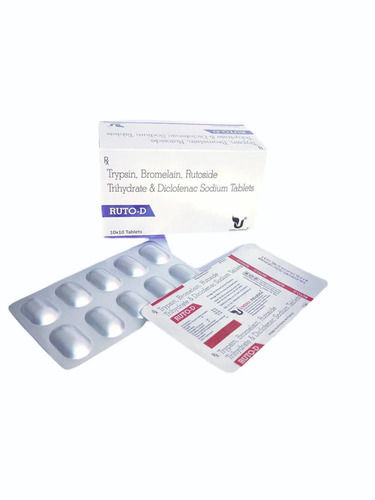 Trypsin Bromelain Rutoside Diclofenac Tablets