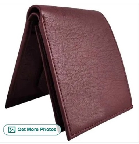 Artificial Leather Wallet For Gents - Standard Size, Various Colors | Lightweight, Long-lasting Finish, Quality Tested