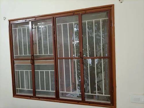 Hinged Mosquito Window - Polyester Material, Long Lasting Design | Durable Door for Home Use, New Condition with Hinged Style