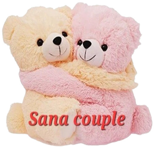 Teddy Soft Toy - Color: Yellow And Pink