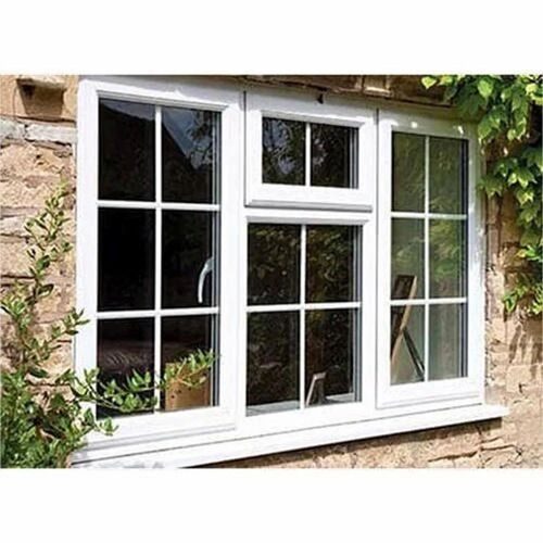 UPVC Glass Window - White | Industrial and Residential Use, Various Sizes, Minimal Maintenance, Quality Tested, Timely Delivery