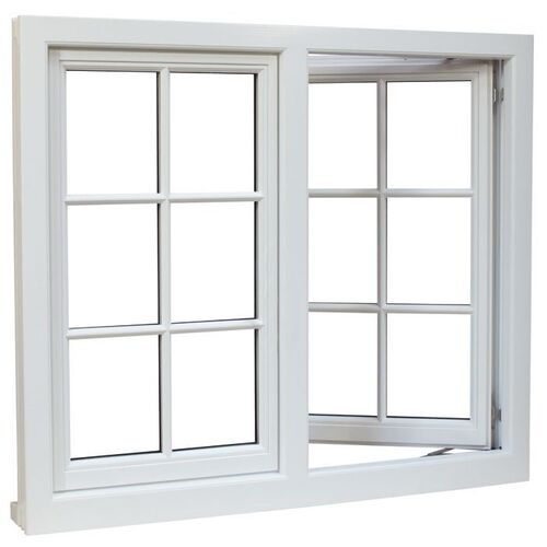 UPVC Sliding Windows - Rectangular, Easy to Clean, Available in Various Sizes, White Color | Suitable for Commercial and Residential Applications