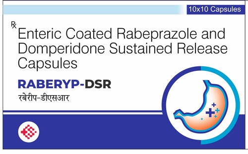 Enteric Coated Rabeprazole And Domperidone Sustained Release Capsules