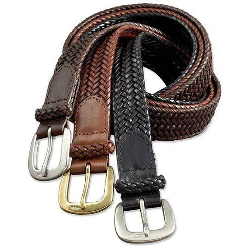 Leather Weave Belt