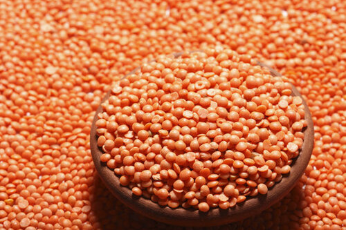 Masoor Dal - Red Split Lentils, 100% Purity, Round Shape , Gluten-Free, Preservatives-Free, High In Protein, Nutrition Enriched, Easy To Digest