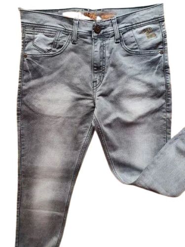 Grey Color Denim Jeans