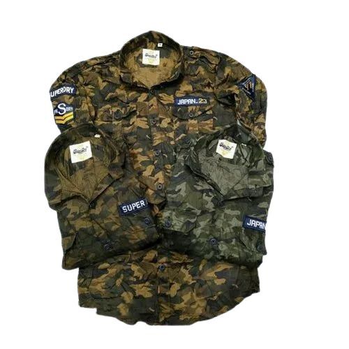 Mens Camouflage Shirt - Cotton, Slim Fit, Sizes S-M-L-XS, Plaid Pattern, Wrinkle-Resistant, Breathable, UV Protection, Versatile Wear , Full Sleeves, Classic Collar