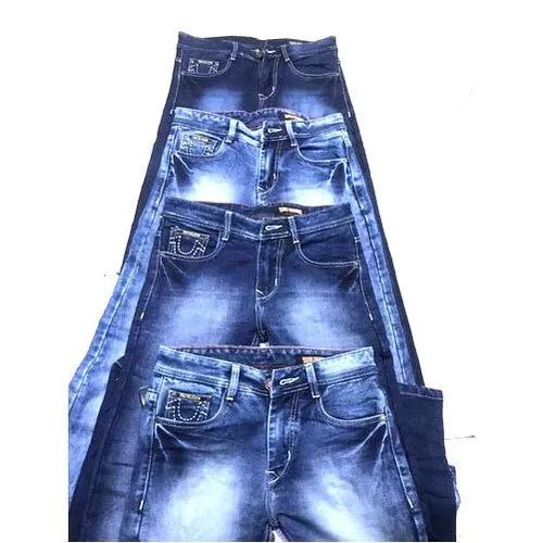 Men's Premium Quality Slim Straight Jeans - Durable Denim, Comfortable Relaxed Fit, Faded Wash, Versatile Style, Casual Five-Pocket Design
