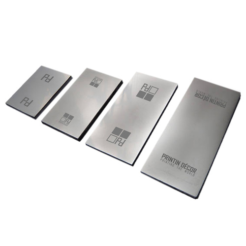 Pad Printing Plate - Steel Material, 30-35 Micron Etching Depth, Silver Color | Unequaled Sharpness, Optimal for High Quantity Printing