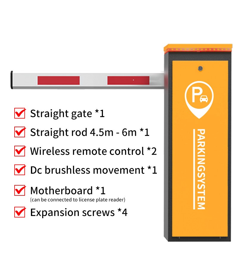 Parking lot vehicle management railings