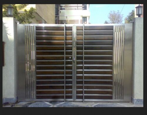 Steel Main Gate - Premium Quality Stainless Steel, Rust-Resistant, Heavy-Duty Design | Elegant Appearance, Rodent Proof, Rot Proof, Modern Style, Easily Assembled