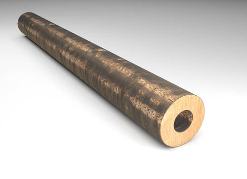 Tin Bronze Hollow Bar - Material: Copper