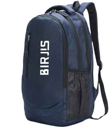 Backpack - Polyester 18x14 Inches Navy Blue | Premium Quality Moisture Proof Custom Design Zipper Top