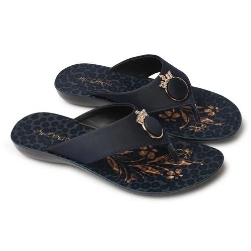 Ladies Fancy Slipper - Color: Black