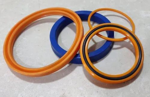 PU Hydraulic Rod Seals - Rubber Material, Accurate Dimensions, Various Sizes Available | Designed for Industrial Applications, Crack Resistant