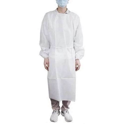 Surgical Exam Gown - Non Woven, XL Size, Blue & White Color | Unisex Design, Professional Pattern, Non-Sterile Quality