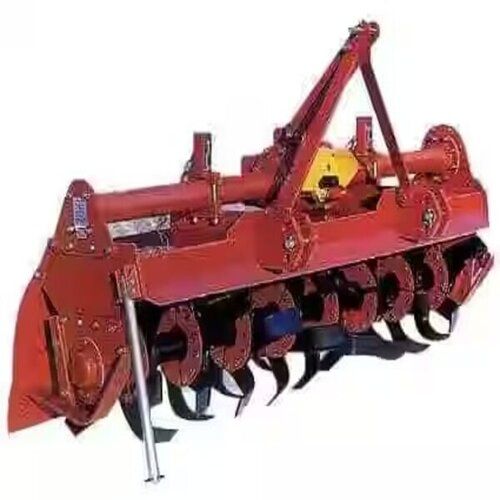 Tractor Rotavator - Color: Red