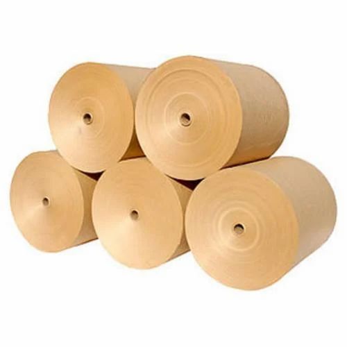 Brown Kraft Paper Rolls - Bagasse Pulp & Kraft Paper, 45-150 GSM , Eco-Friendly, Natural Brown, Ideal for Wrapping, Arts and Crafts