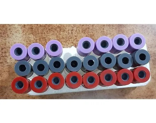 Double Cap Non Vacuum Blood Collection Tubes