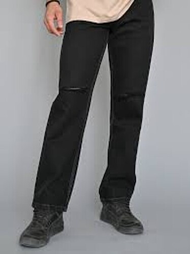 Mens Black Jeans - Age Group: 5-6 Years