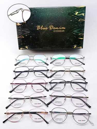 Round Metal Optical Frames - Pressure Type: Glass