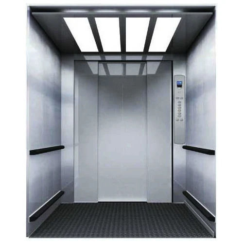 2 Ton Hydraulic Goods Lift - Stainless Steel, 25 Feet Height, AC Drive with Overloading Alarm