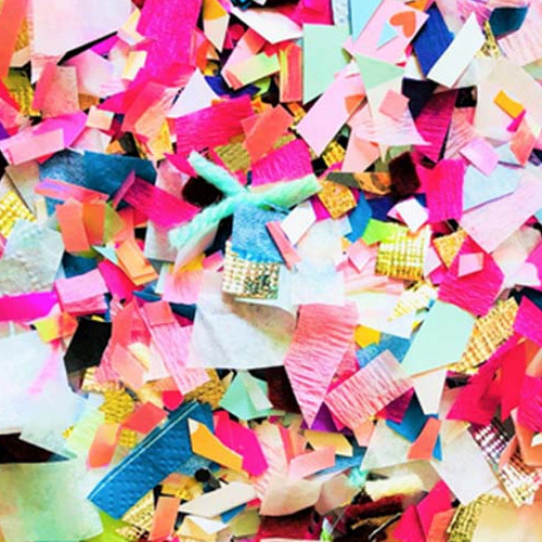 Colored Letters Paper Scrap - Medium Grade, 100% Pure, Vibrant Multicolor Recyclable Paper | Ideal for DIY Art Projects, Greeting Cards, and Eco-Friendly Crafts