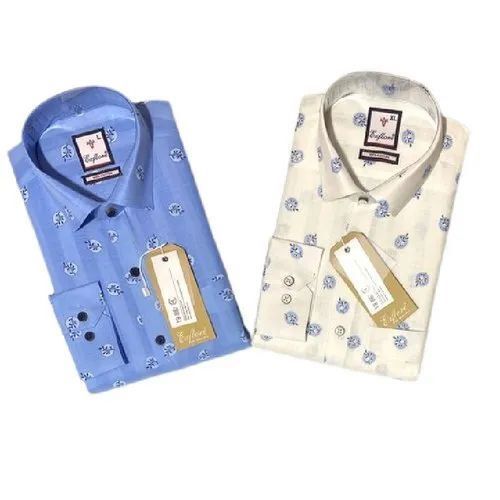 Mens Printed Cotton Shirts