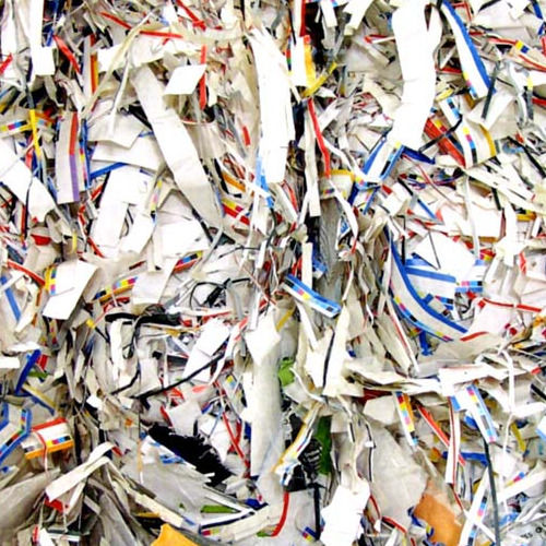 Mixed Lightly Coloured Printer Shavings Paper Scrap