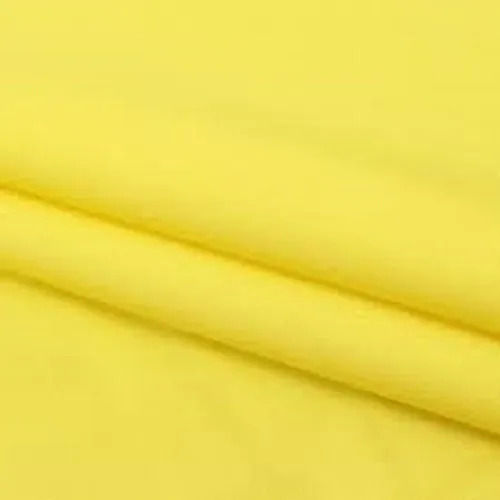 Rayon Plain Fabric - Color: Yellow