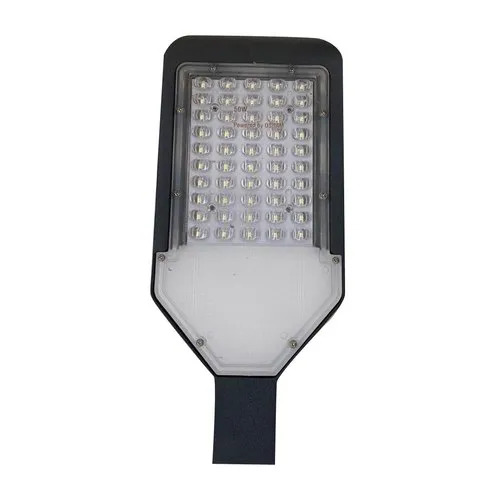 LED Street Light - Aluminum Die Cast, 50W, Warm White 3000K | IP65 Rated, Sensor Equipped for Outdoor Use