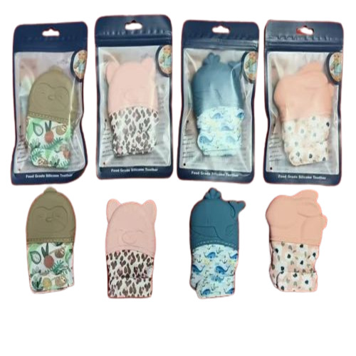 Baby Mitten Booties - Soft Material, Customized Size, Pink & Blue Color | Ideal For Newborn Baby Care, Plain Pattern, Multi-use Mittens