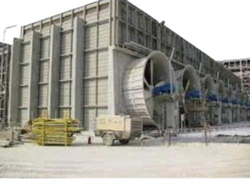 Natural Draft Cooling Tower - 20 TR Capacity | Metal Material Round Shape Single Phase Supply Industrial Use New Condition