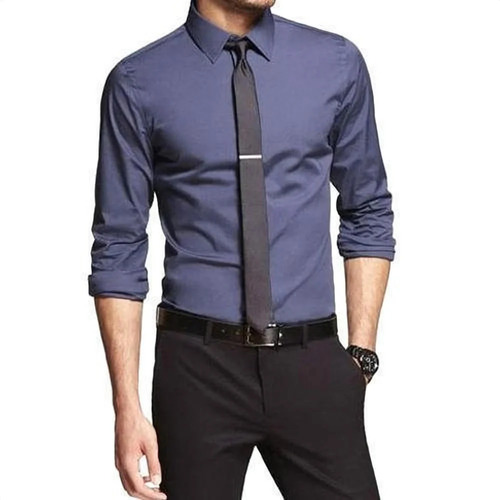 Formal Shirt - Cotton, Sizes S to XL, Multiple Colors | Breathable, Color Fastness, Lightweight, Full Sleeves, Perfect for Summer