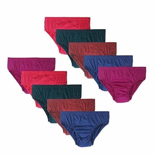 Ladies Bikini Panties - Soft Cotton Fabric, All Sizes Available - Breathable, Moisture-Wicking, Comfortable Elastic Waistband